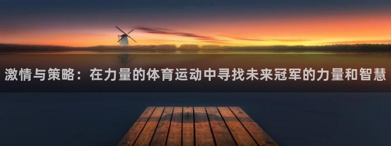 vsport体育：激情与策略：在力量的体育运动中寻找未来冠军的力量和智慧